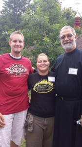 Alan & Bethany Tracy with Brother David of the Monks of New Skete